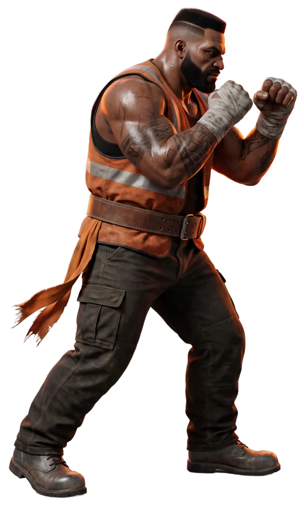 BRICK, the fighter's own hero render