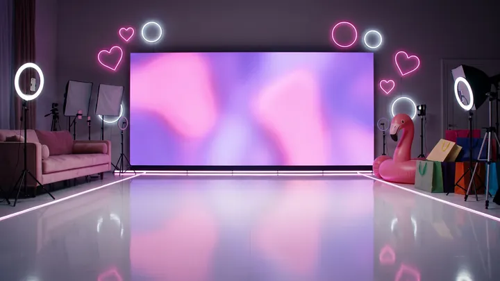 THE CONTENT HOUSE: the stage plate as it appears in the game